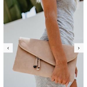 Stella Crossbody zip clutch